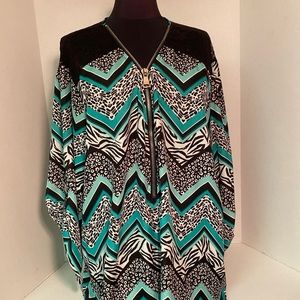 Miss Lili long sleeve blouse